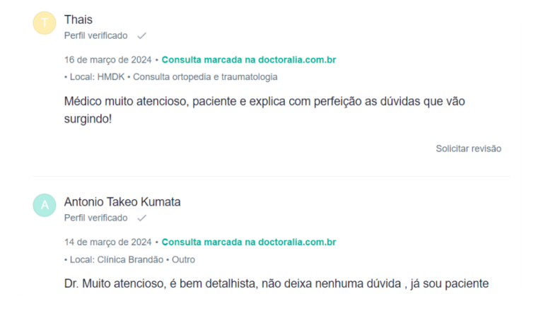 depoimentos